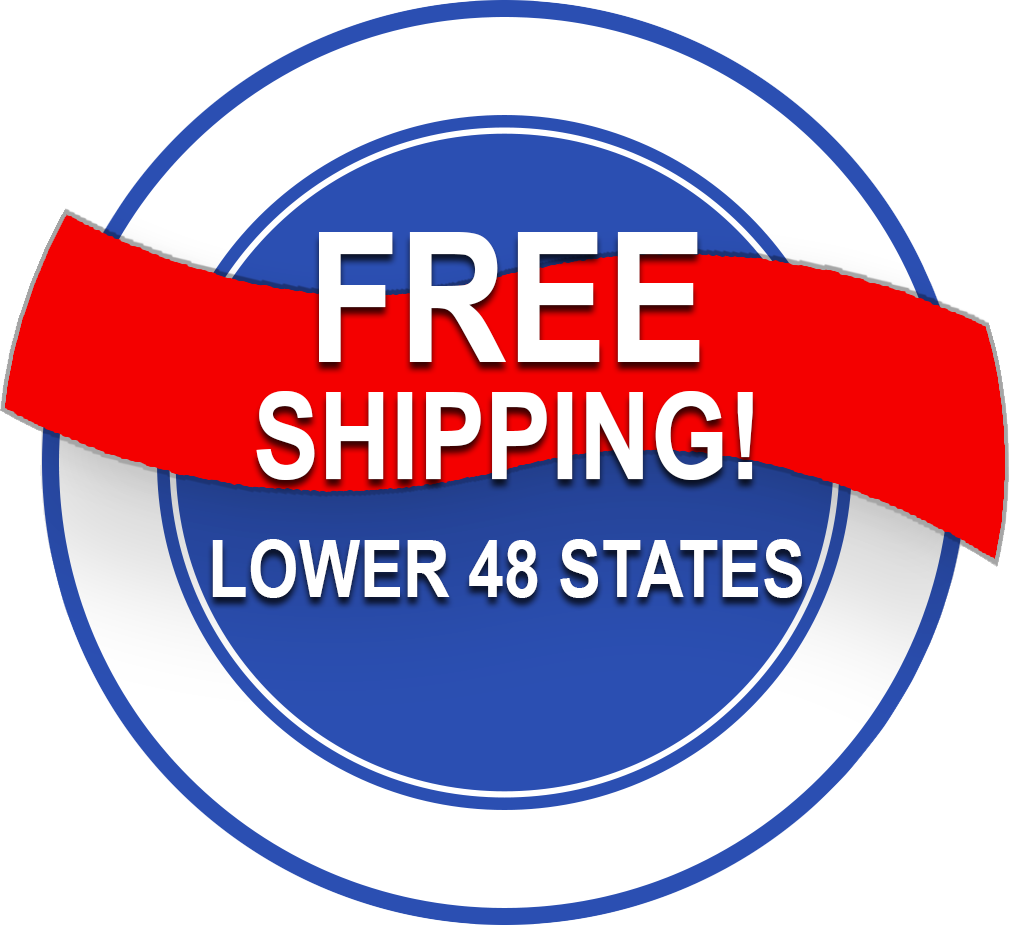 Free Shipping to Lower 48 States